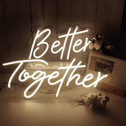 Better Together Neon Light Sign For Couples