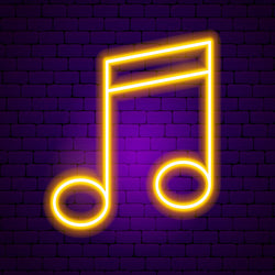 Music Neon Light Sign For Music Lovers