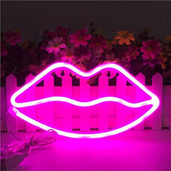 Lips Neon Light Sign Decor Speak Volumes