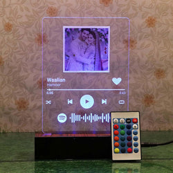 Spotify Plaque With Multi LED Stand