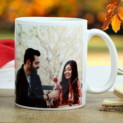White Coffee Mug With Photo