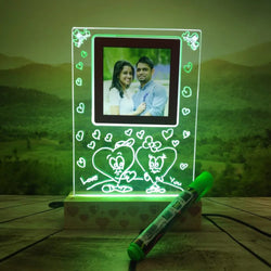 Photo Lamp With Magical Pen In Own Custom Text