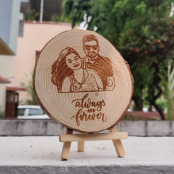 Natural Wood Photo Frame