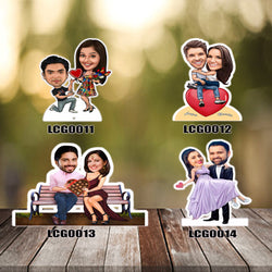 Valentine's Day Caricatures Designs With Photo