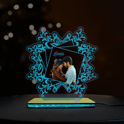 3D Acrylic LED Couple Lamp In Multi Color